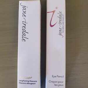 Pure lash jet black mascara and basic brown pencil